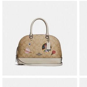 Coach Sierra Satchel with Space Patches